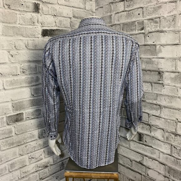 Etro Geometric Print Casual Button Down Shirt - Picture 6 of 13